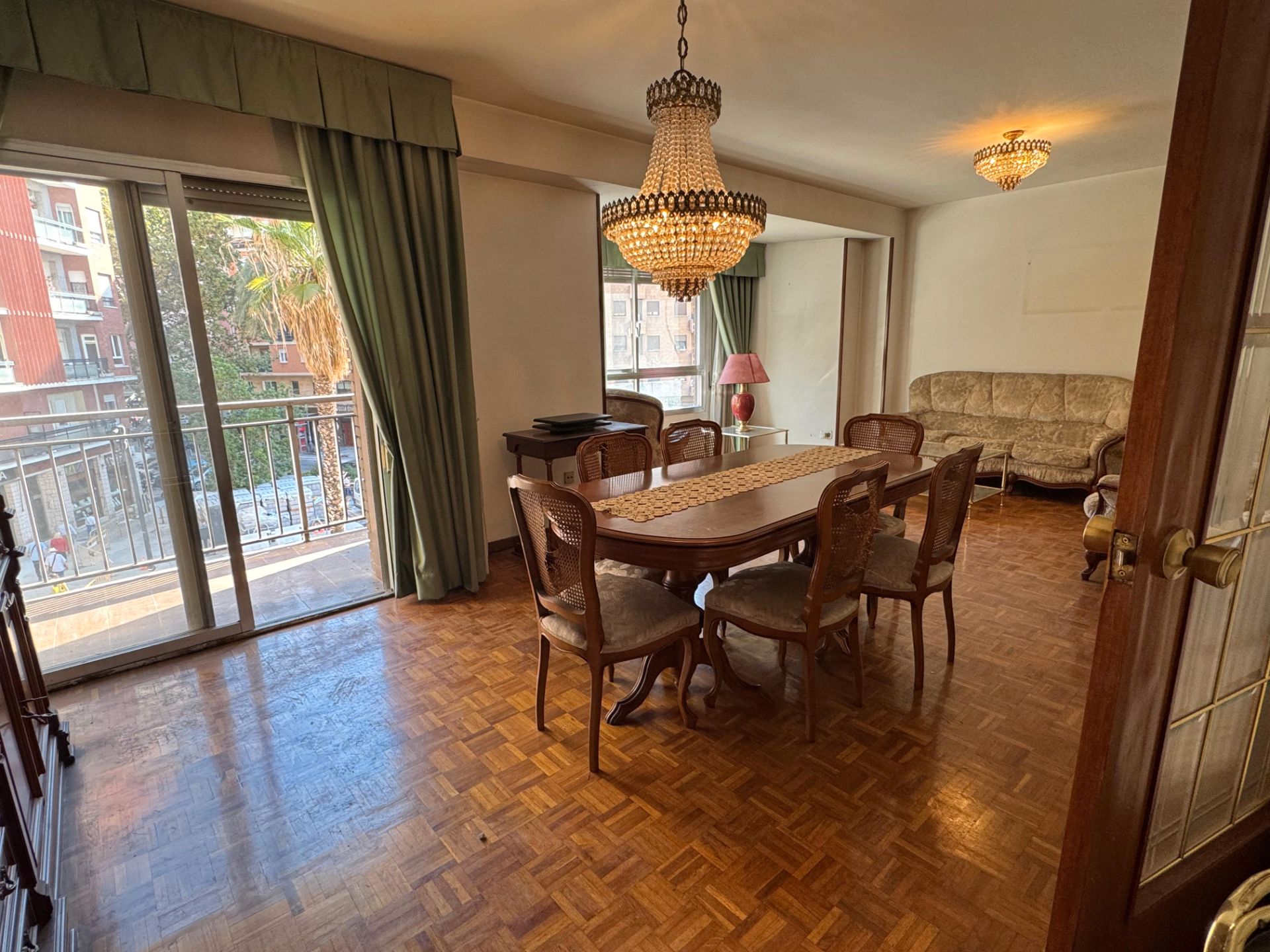 Dining room of Flat for sale in  Valencia Capital  with Balcony