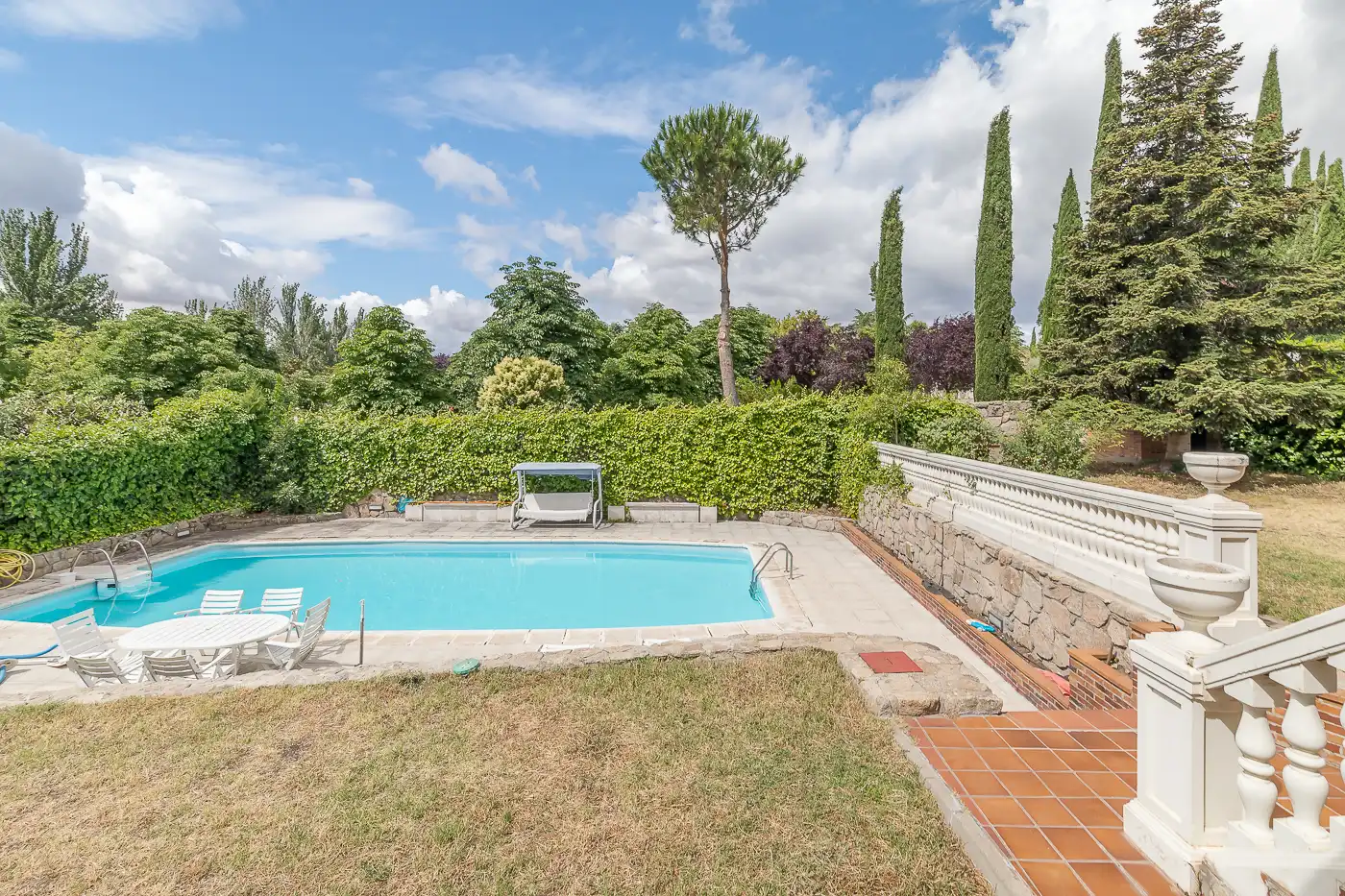 Jardí de Casa o xalet en venda en Pozuelo de Alarcón amb Aire condicionat, Jardí privat i Parquet