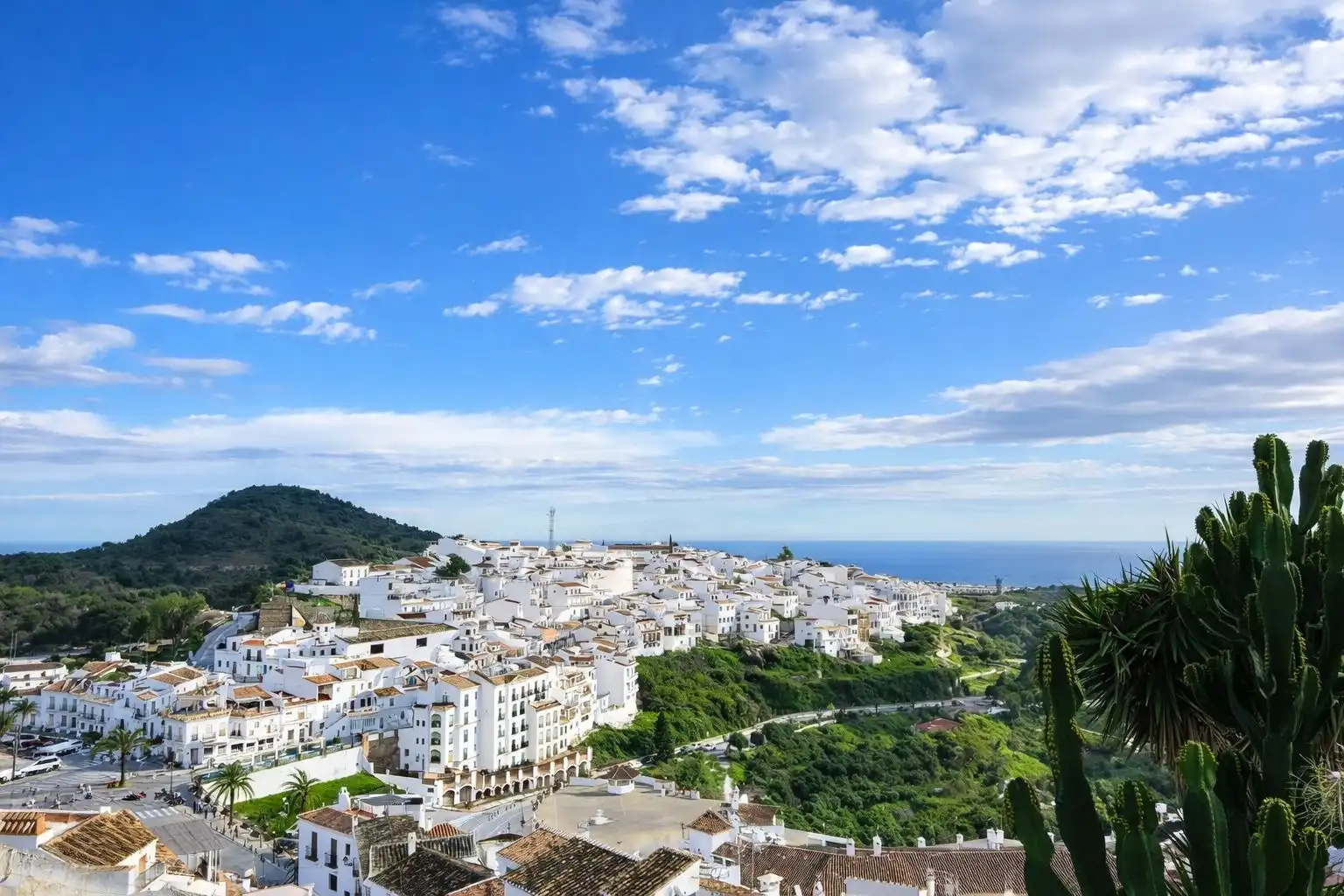 Vista exterior de Casa o xalet en venda en Frigiliana amb Terrassa i Moblat