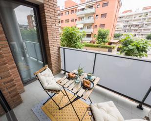Terrasse von Wohnung miete in Lloret de Mar mit Klimaanlage und Schwimmbad