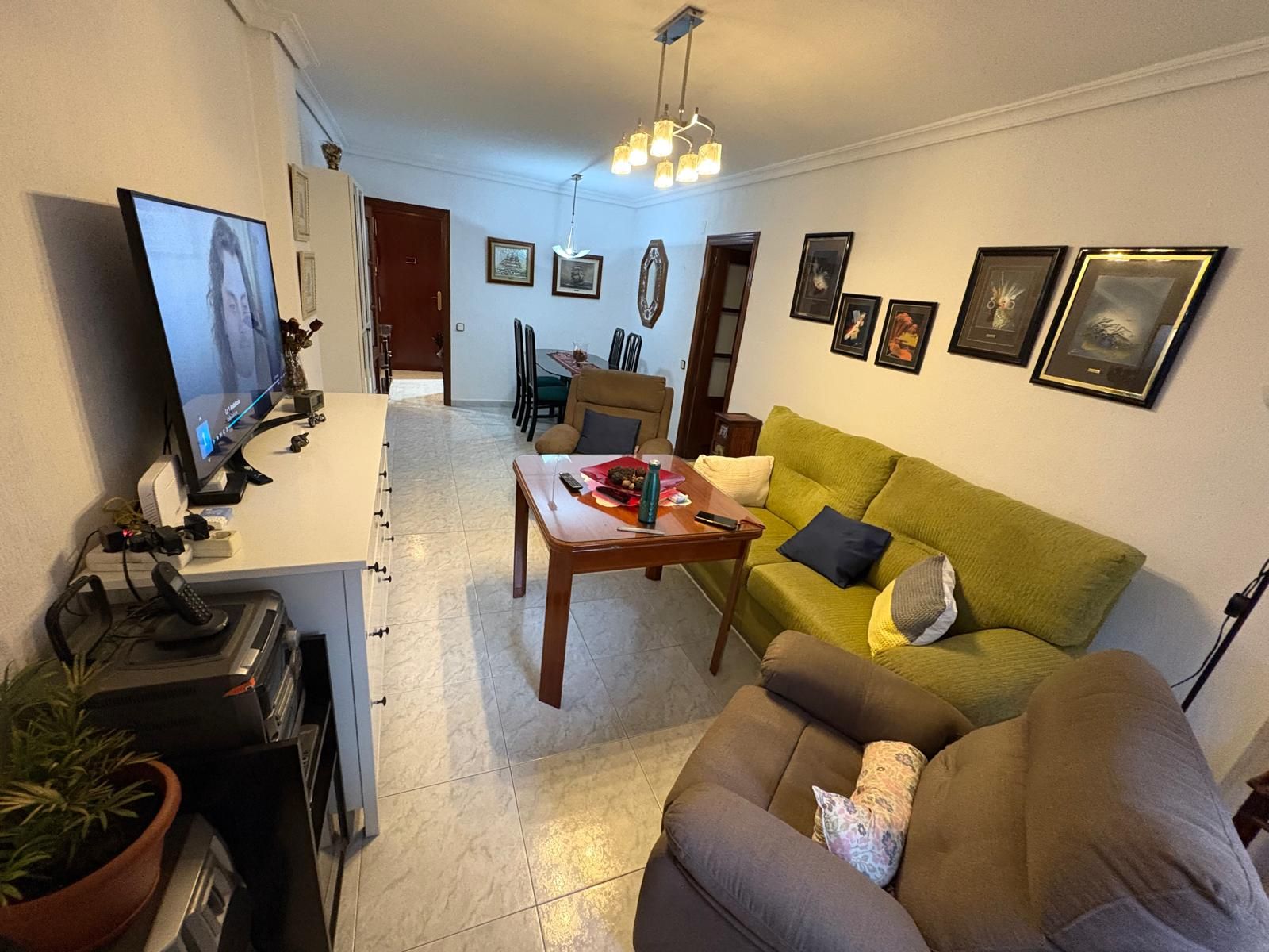 Sala de estar de Piso en venta en  Sevilla Capital