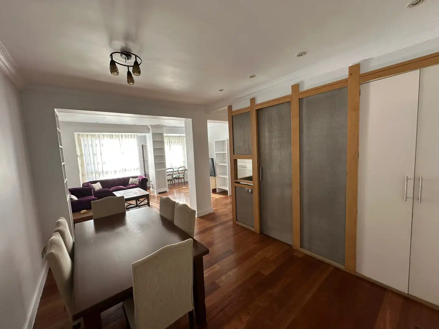 Dining room of Flat for rent in Madrid  with Air Conditioner, Heating and Parquet flooring