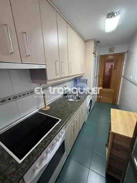 Kitchen of Flat for rent in Madrid  with Air Conditioner, Swimming Pool and Furnished