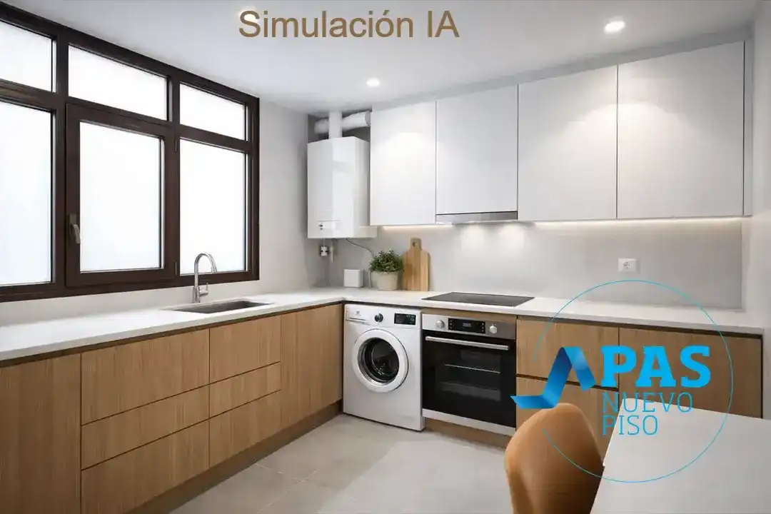 Küche von Wohnung zum Verkauf in Santander mit Heizung