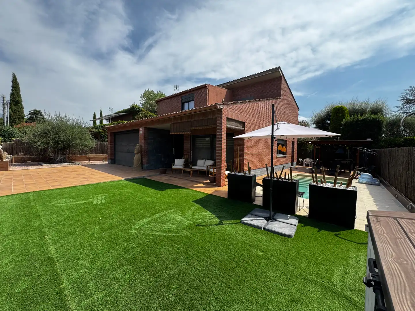 Terrassa de Casa o xalet en venda en Sant Antoni de Vilamajor amb Aire condicionat, Calefacció i Jardí privat