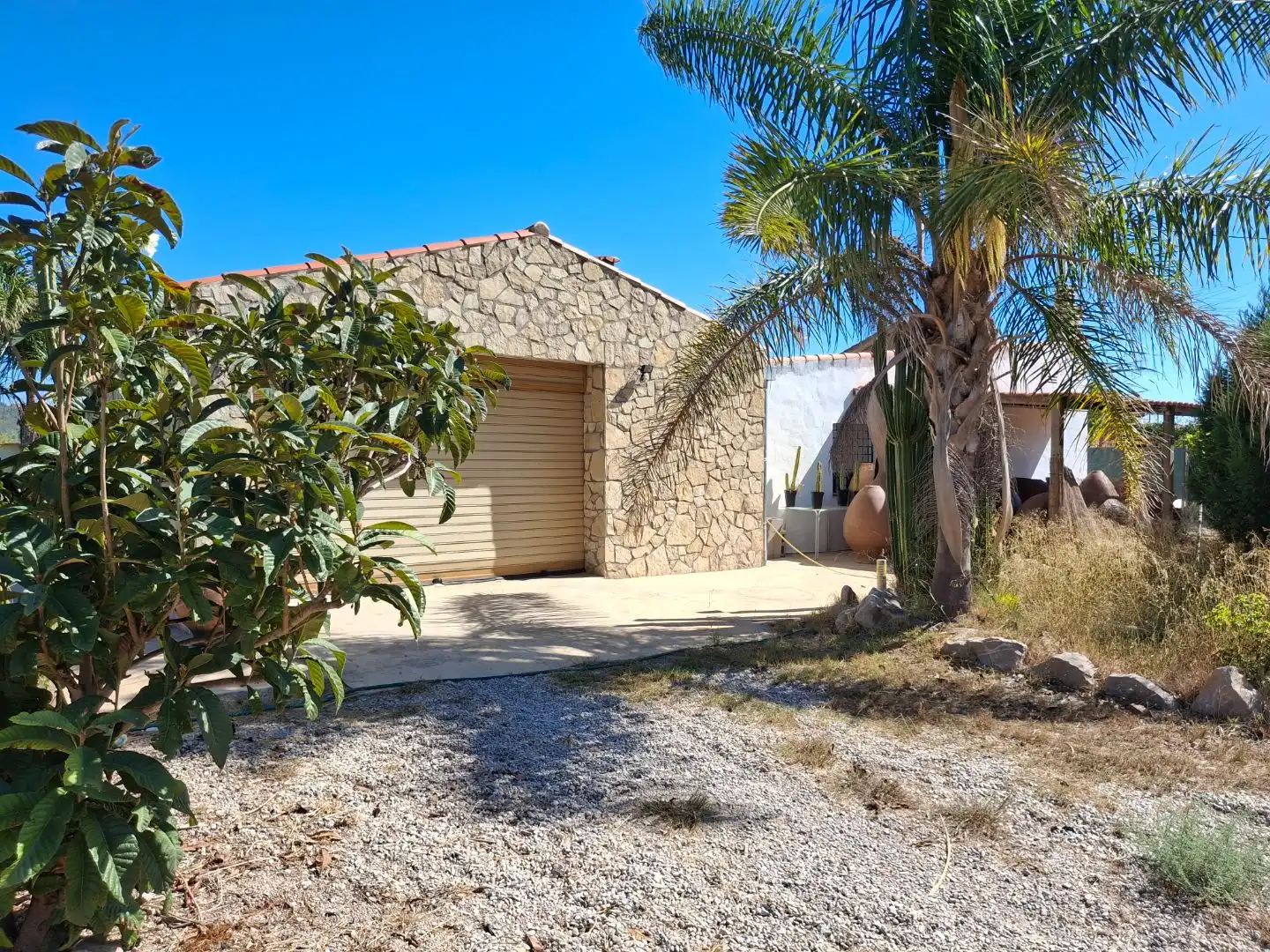 Vista exterior de Casa o chalet en venta en Useras /  Les Useres con Aire acondicionado, Jardín privado y Terraza