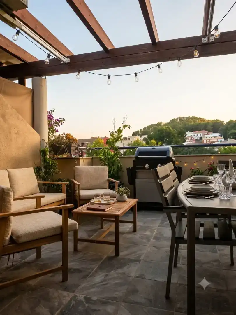 Terrace of Flat for sale in Náquera  with Air Conditioner