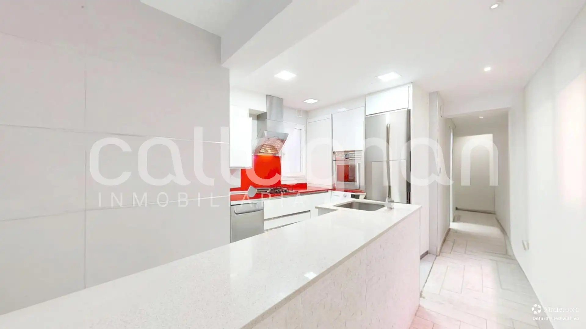 Kitchen of Flat for sale in Valencia  with Air Conditioner, Heating and Furnished