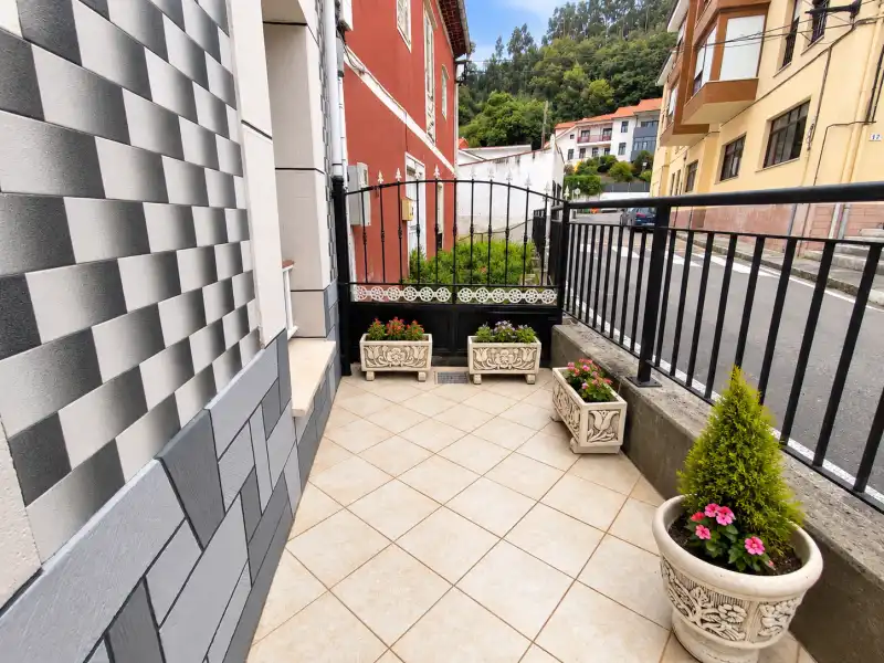 Terrace of Flat for sale in Muros de Nalón  with Furnished
