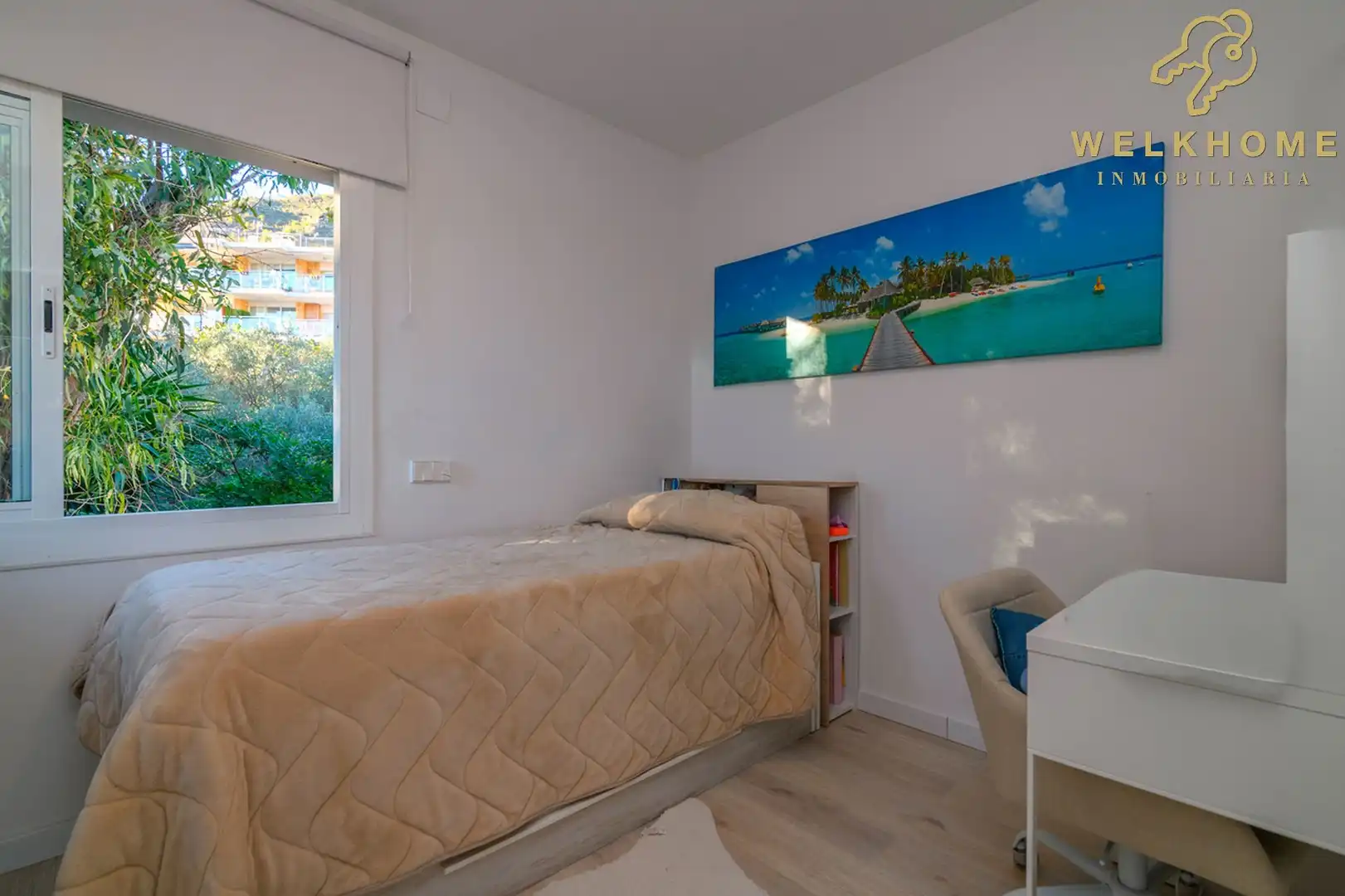 Dormitori de Casa o xalet de lloguer en Castelldefels amb Aire condicionat, Calefacció i Jardí privat