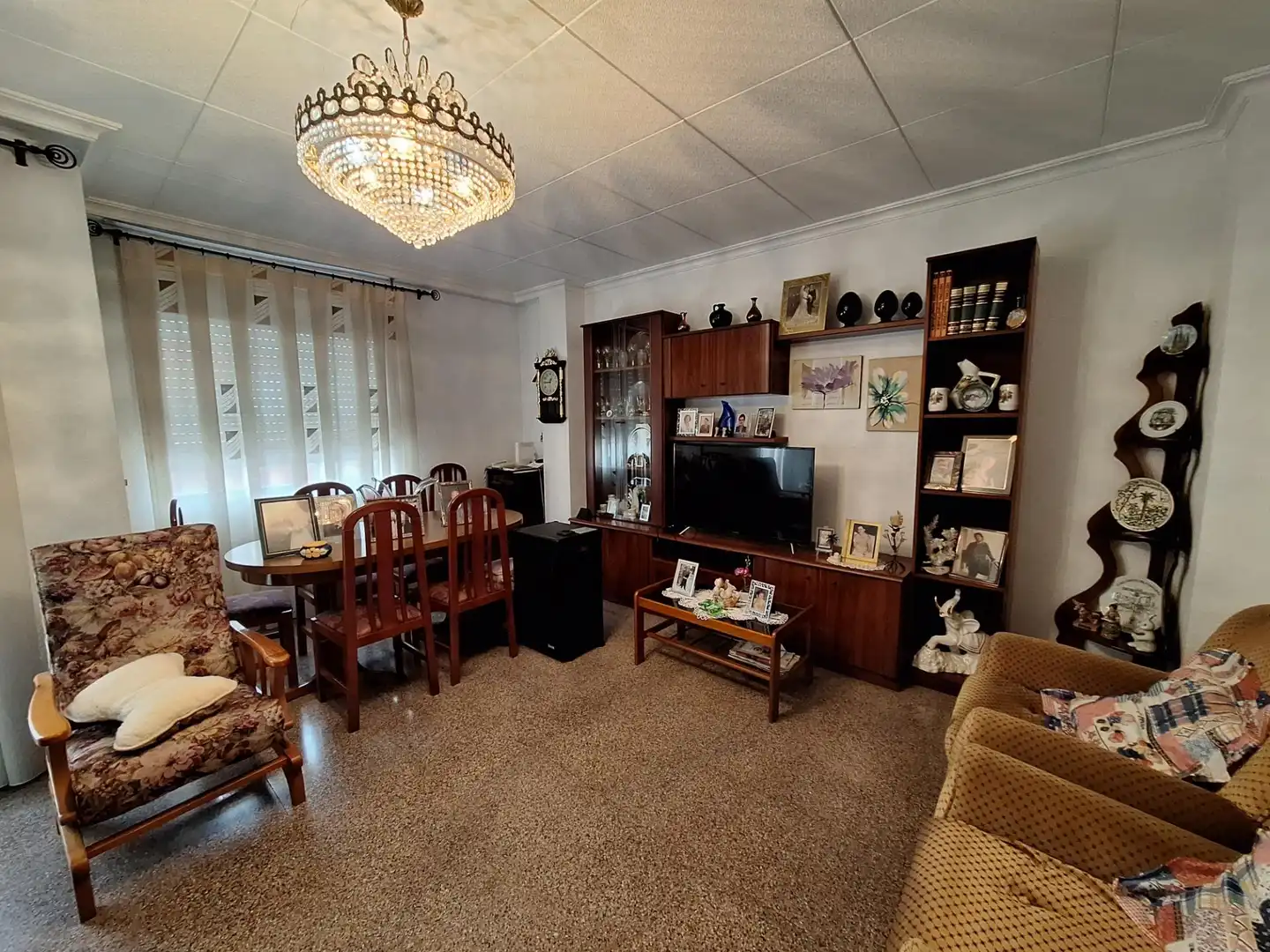Sala de estar de Piso en venta en Elche / Elx con Balcón