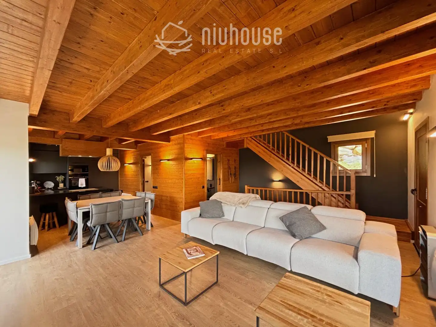 Sala de estar de Casa o chalet en venta en Enveitg