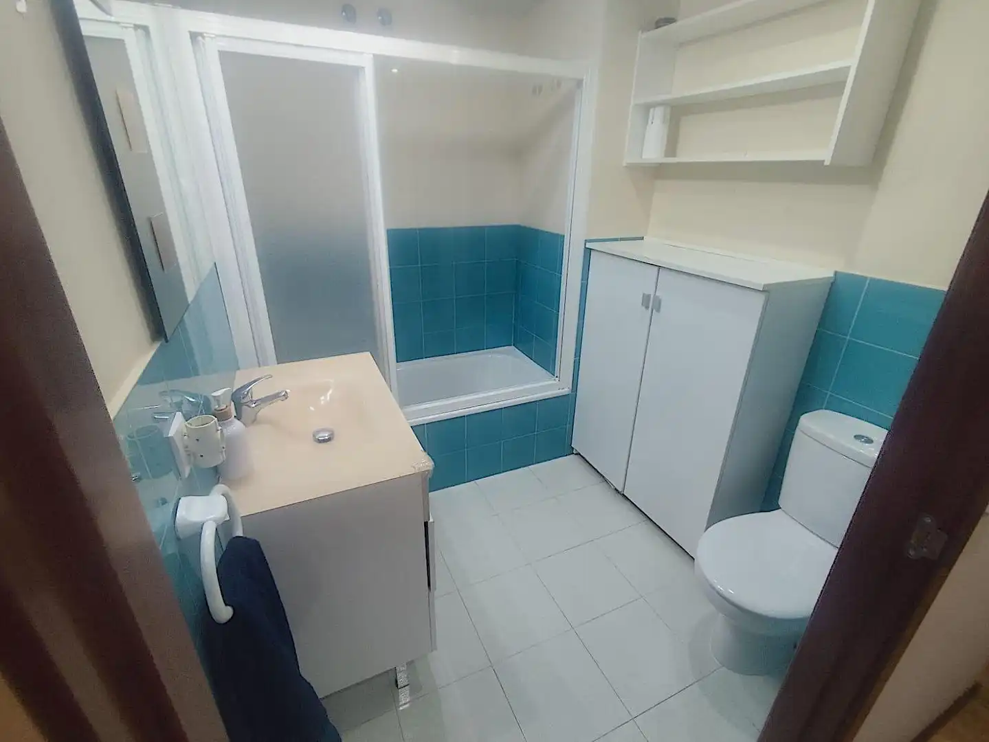 Badezimmer von Wohnung zum Verkauf in Cáceres mit Klimaanlage