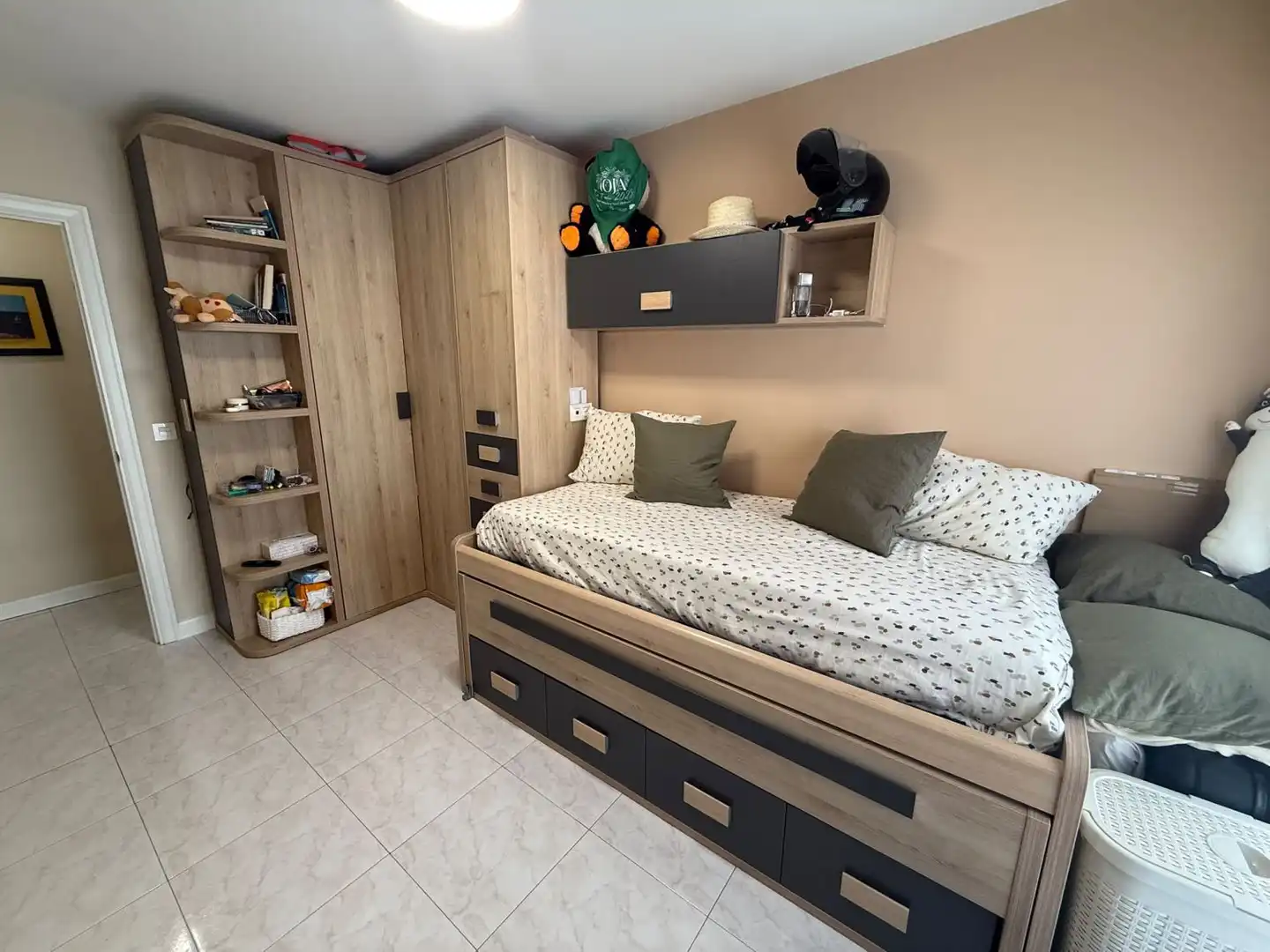 Schlafzimmer von Wohnung zum Verkauf in Noja mit Heizung, Terrasse und Abstellraum