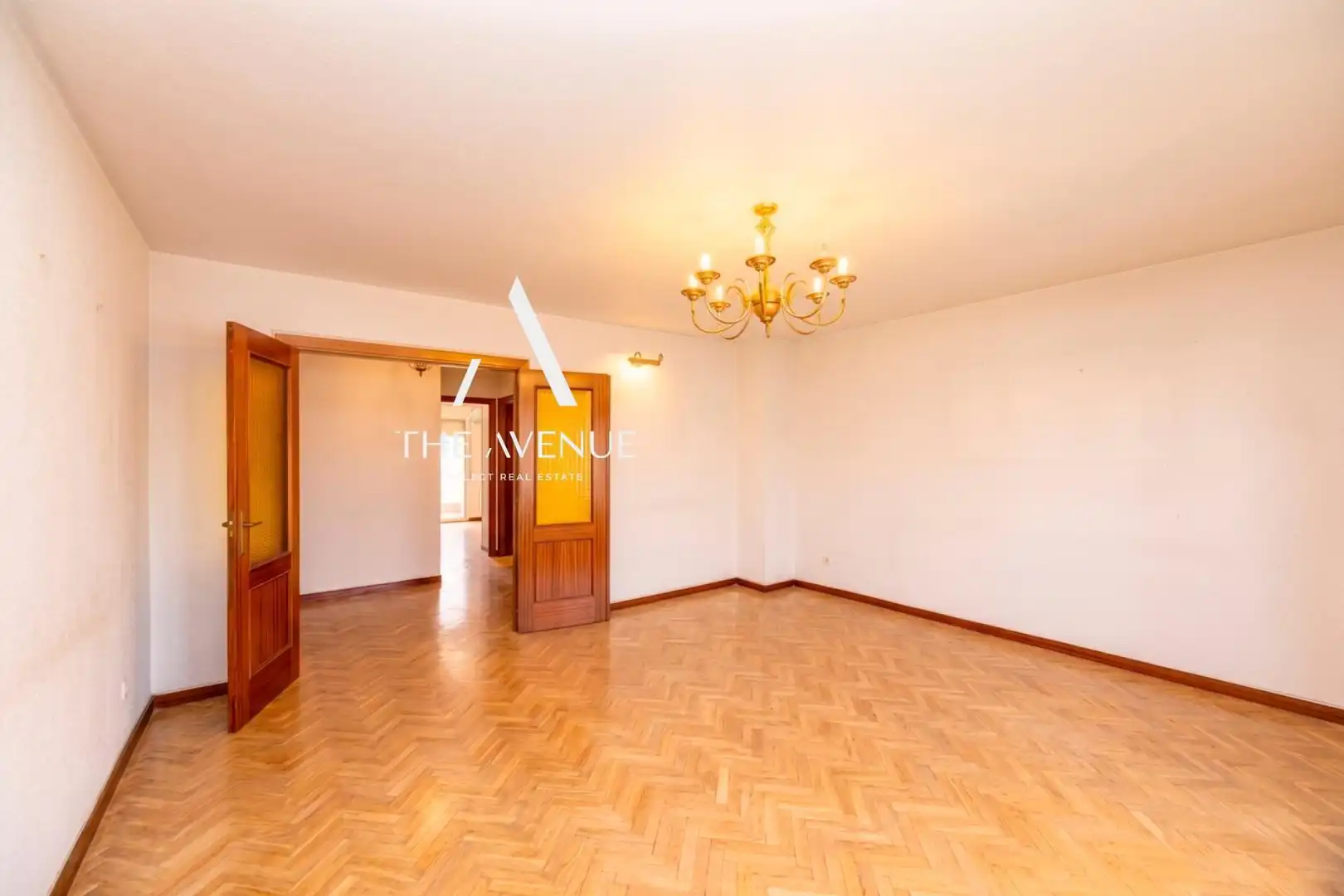 Sala de estar de Piso en venta en Madrid con Calefacción, Parquet y Terraza