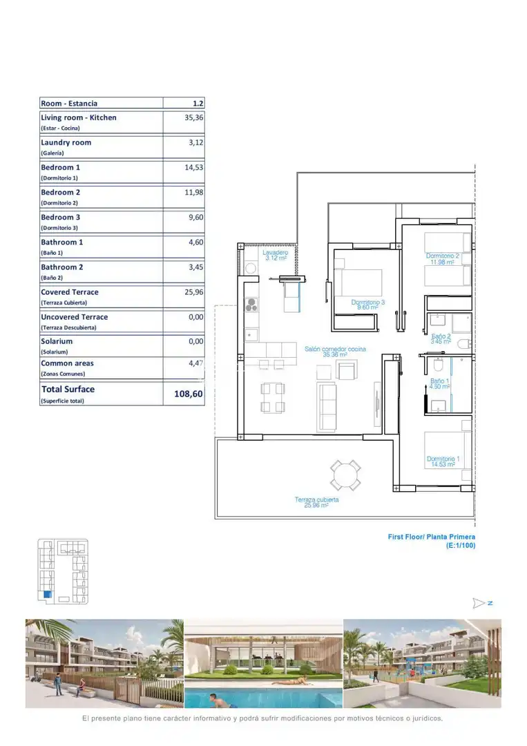 Apartamento en venta en Pilar de la Horadada con Aire acondicionado, Calefacción y Jardín privado