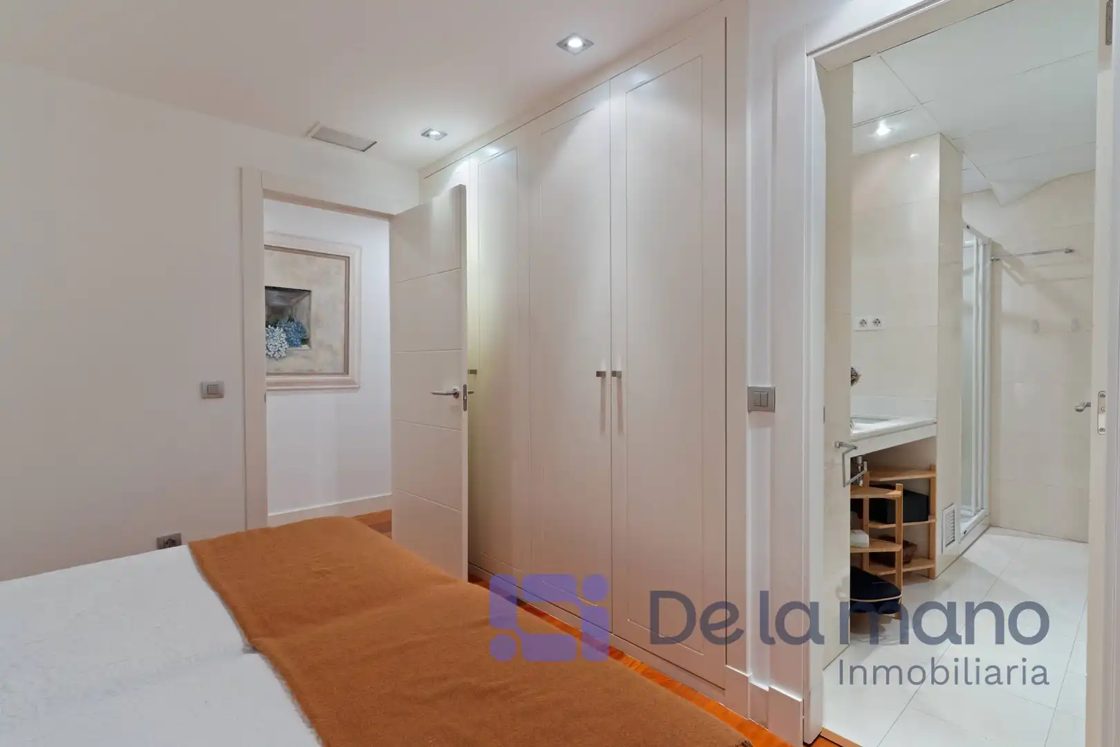Bedroom of Flat for rent in Madrid  with Air Conditioner, Heating and Storage room