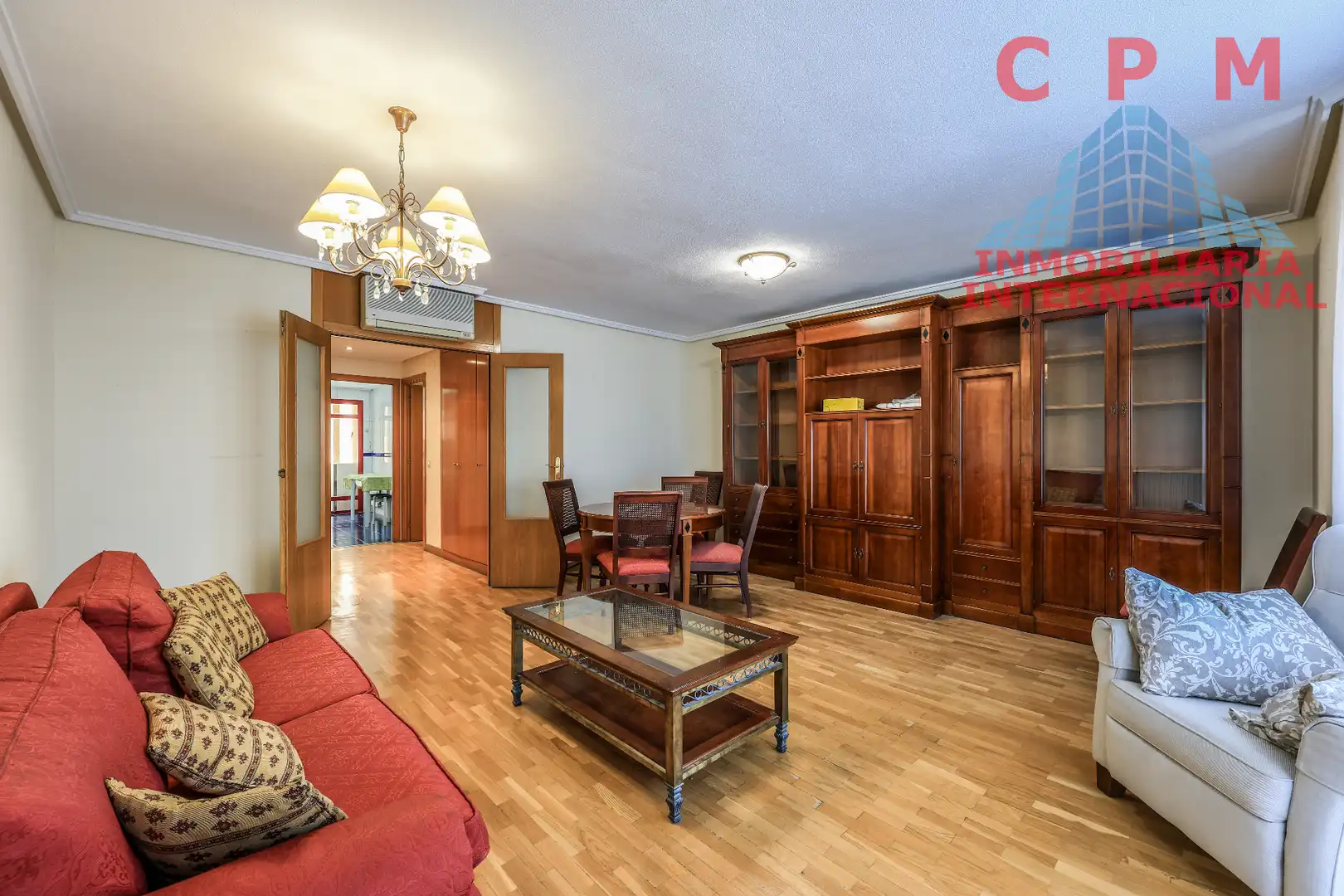 Sala de estar de Piso de alquiler en Madrid con Aire acondicionado, Calefacción y Parquet