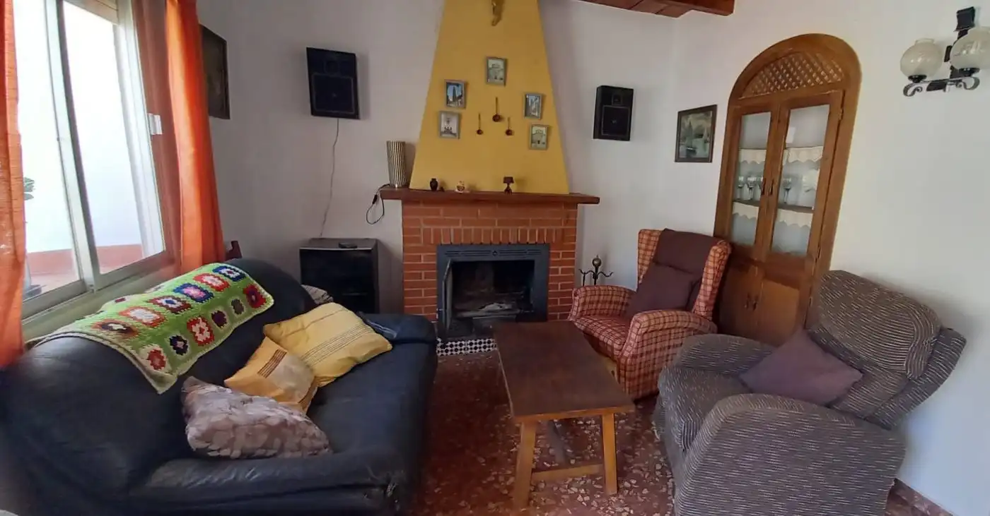 Living room of Country homes for sale in Cútar  with Private garden, Terrace and Storage room
