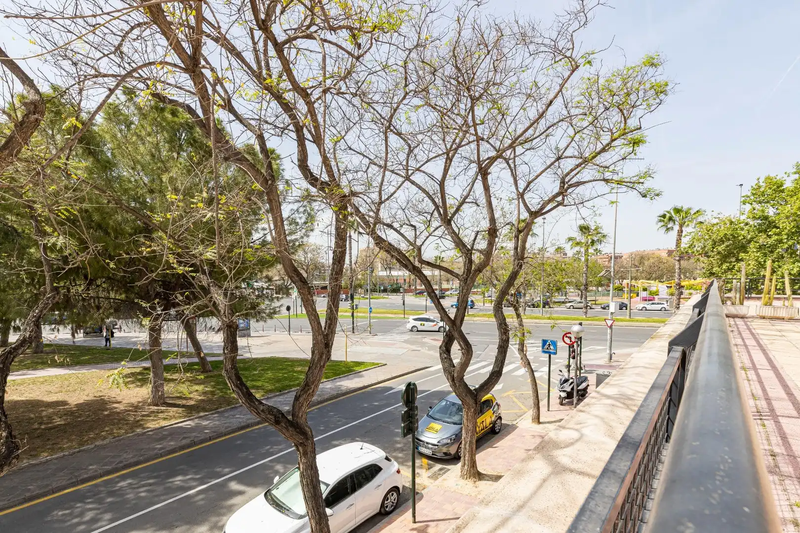 Vista exterior de Piso de alquiler en Murcia con Aire acondicionado y Terraza