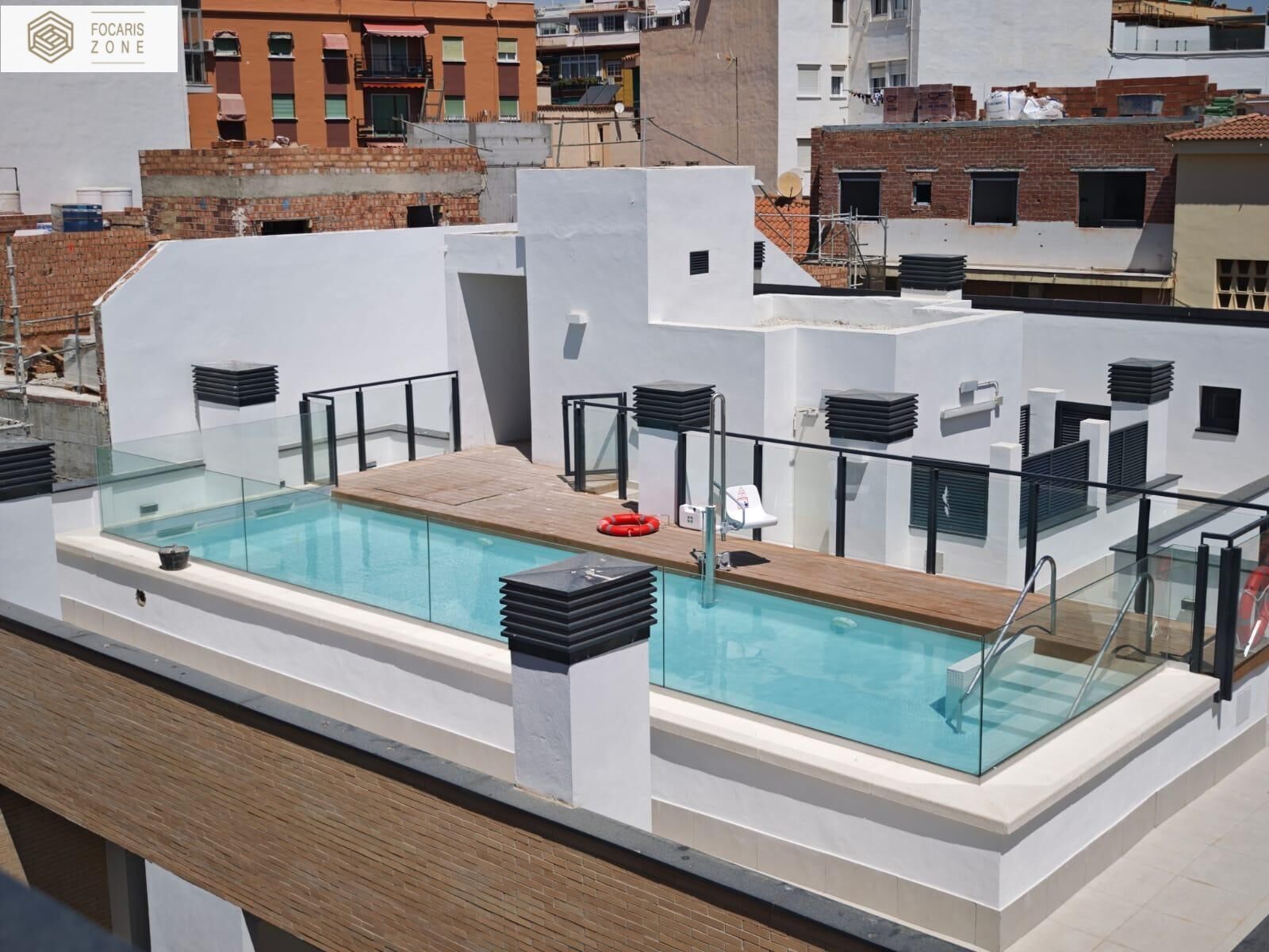 Swimming pool of Garage for sale in Málaga Capital