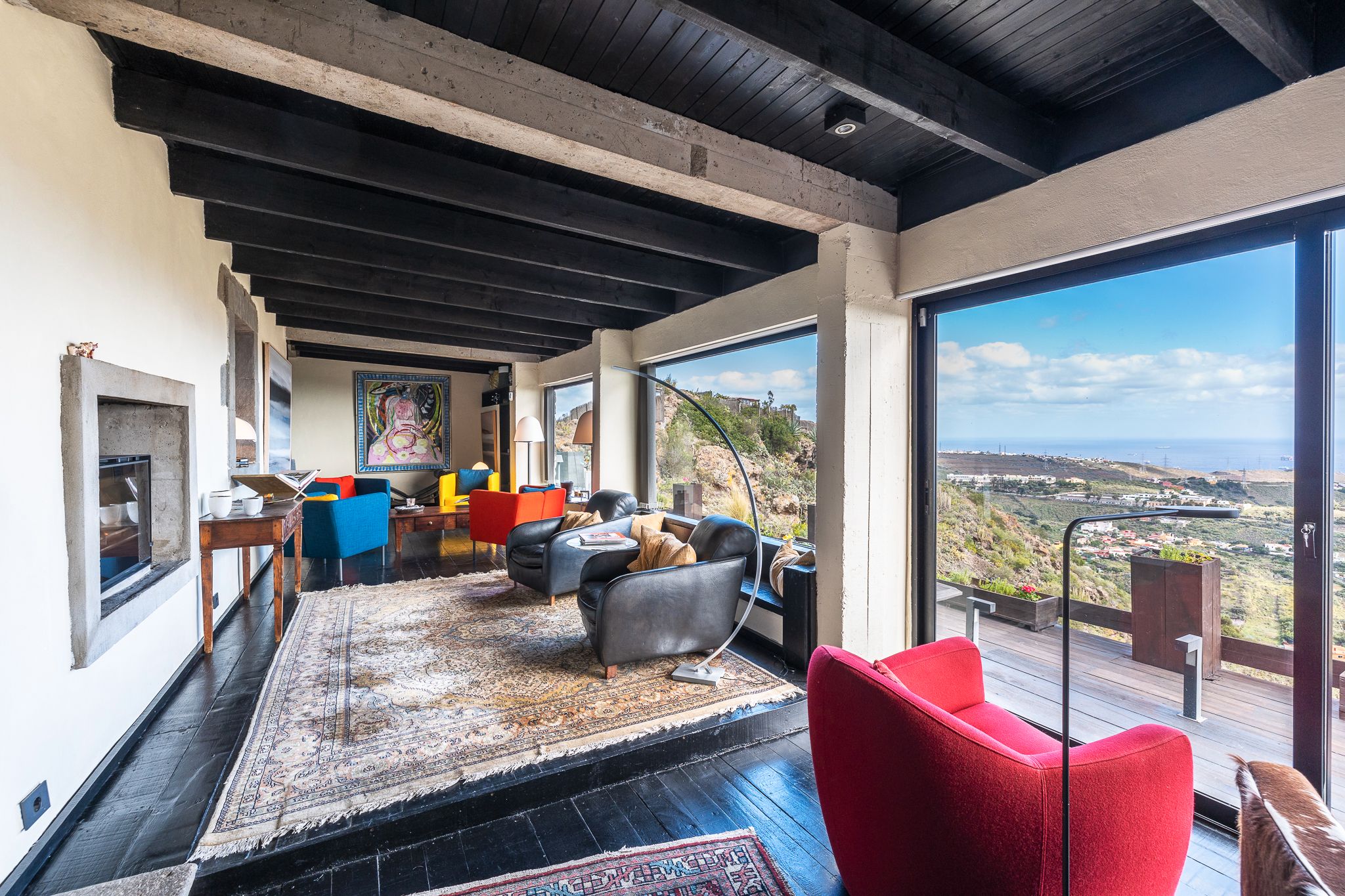 Sala d'estar de Casa o xalet de lloguer en Las Palmas de Gran Canaria amb Calefacció, Jardí privat i Terrassa