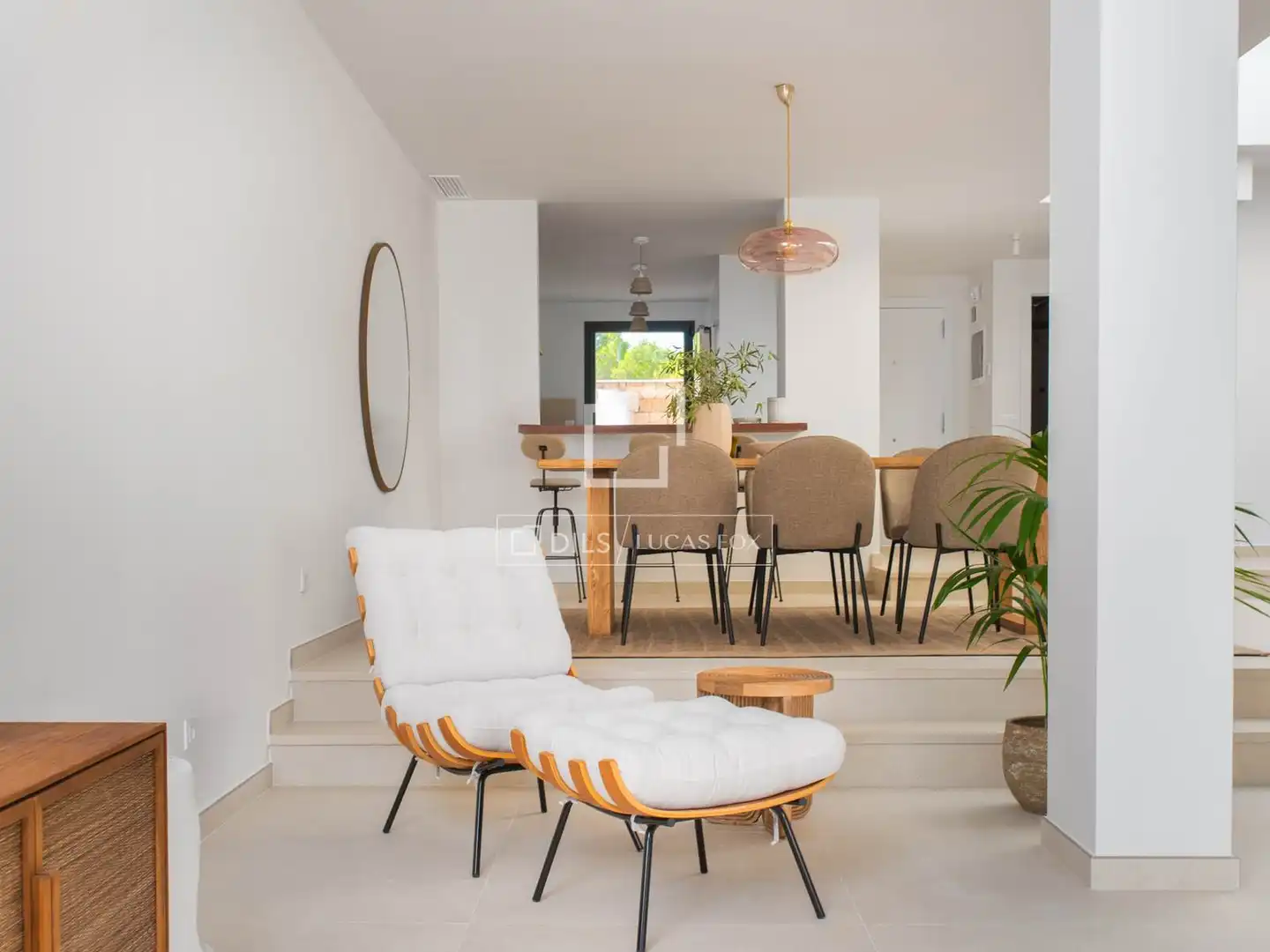 Sala d'estar de Casa o xalet en venda en Sant Josep de sa Talaia amb Aire condicionat, Jardí privat i Terrassa