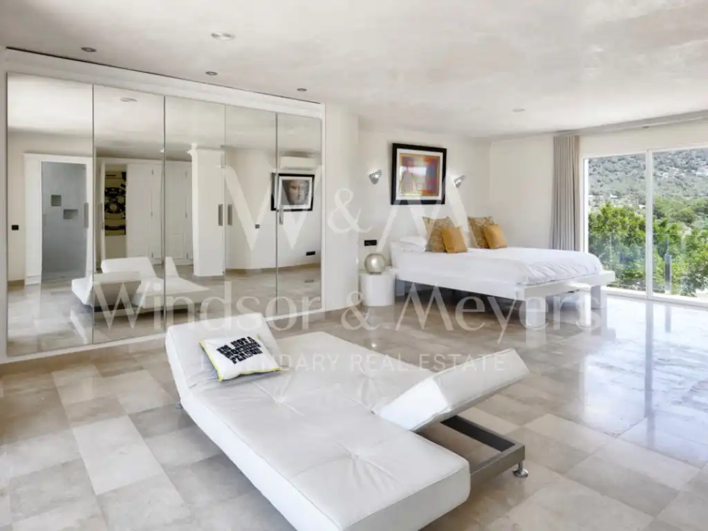 Sala de estar de Casa o chalet en venta en Sant Josep de sa Talaia con Jardín privado, Terraza y Piscina