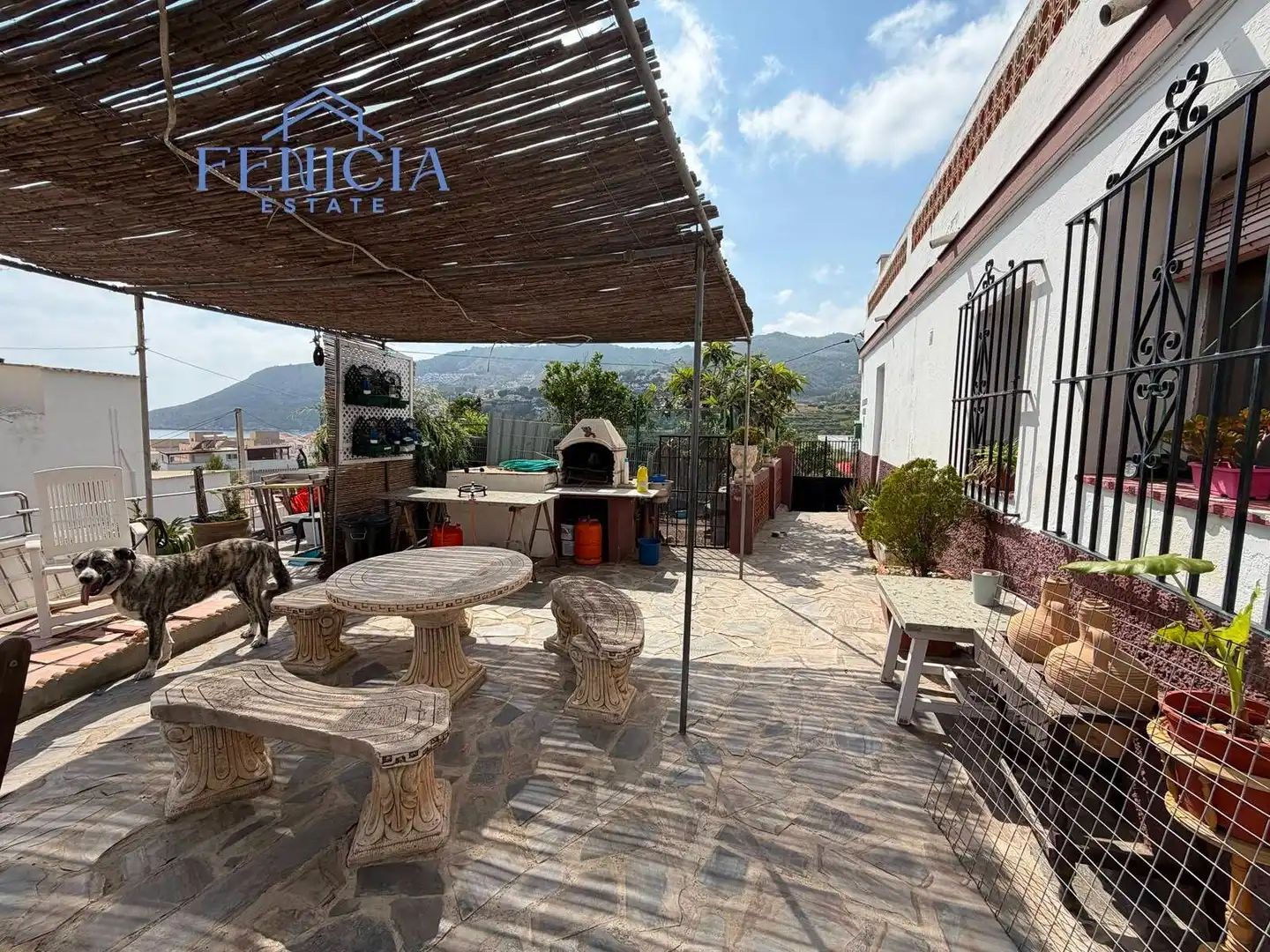 Terrassa de Finca rústica en venda en Almuñécar amb Aire condicionat i Jardí privat