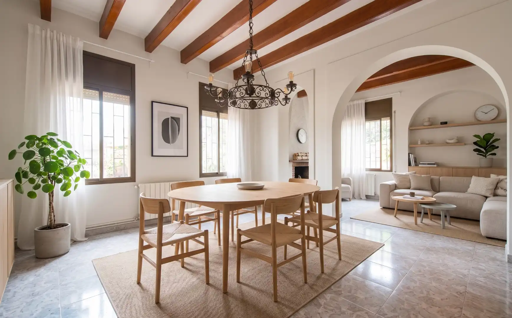 Esszimmer von Haus oder Chalet zum Verkauf in Sant Boi de Llobregat mit Privatgarten und Terrasse