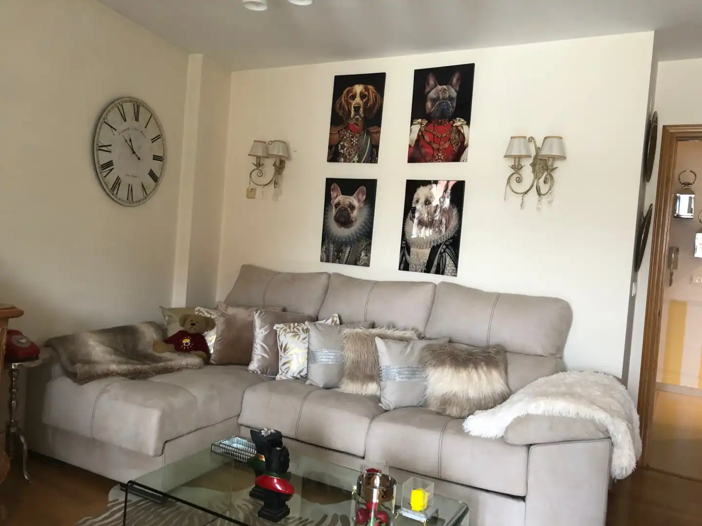Living room of Flat for sale in Negreira  with Heating, Terrace and Oven