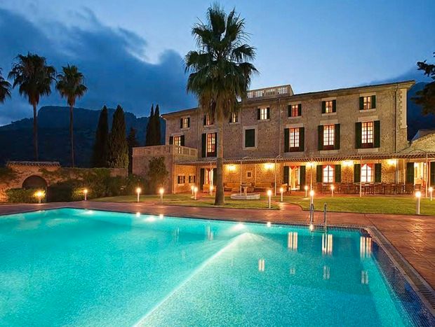 Swimming pool of Country homes for sale in Valldemossa  with Air Conditioner and Swimming Pool