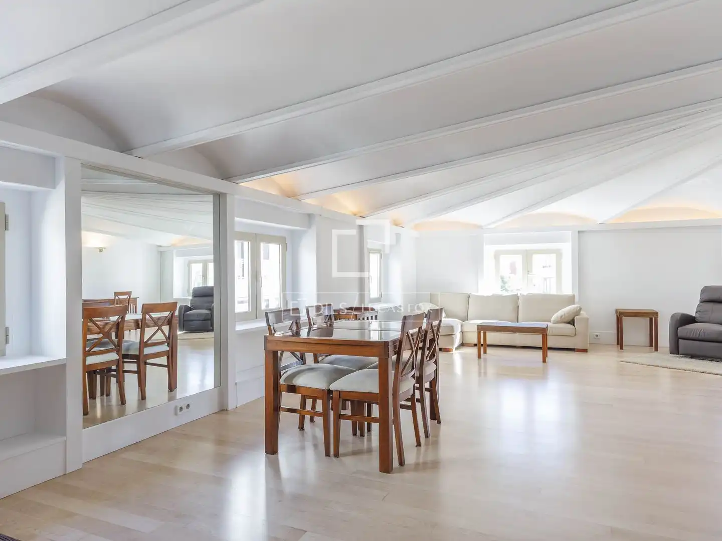 Comedor de Piso de alquiler en Valencia con Aire acondicionado, Calefacción y Parquet