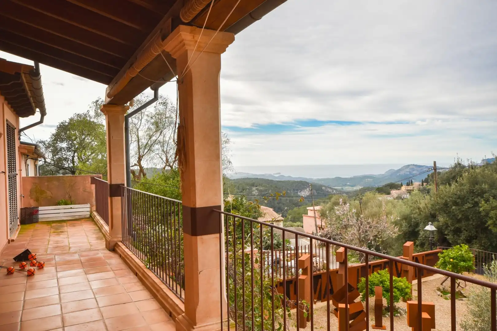 Terrassa de Finca rústica en venda en Puigpunyent amb Aire condicionat, Calefacció i Terrassa