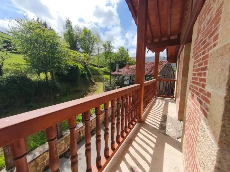 Balcony of Houses for sale in Rionansa  with Private garden and Terrace
