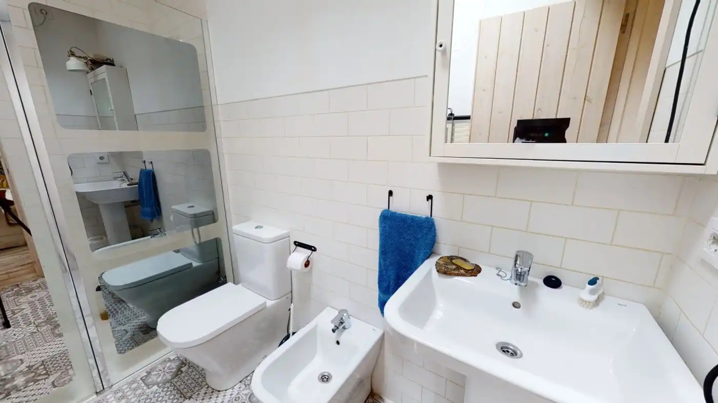 Bany de Casa o xalet en venda en Majaelrayo amb Calefacció, Jardí privat i Terrassa