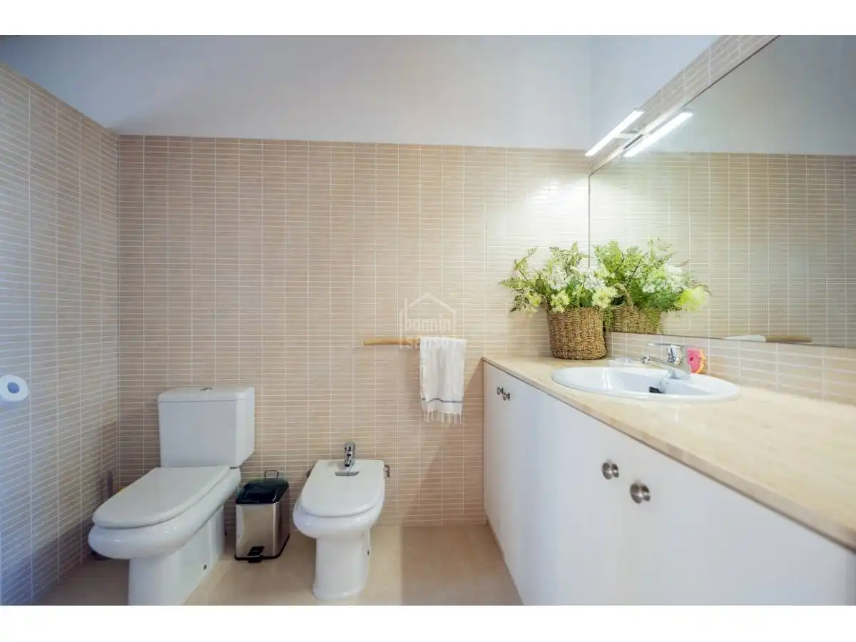 Baño de Apartamento en venta en Es Castell con Terraza