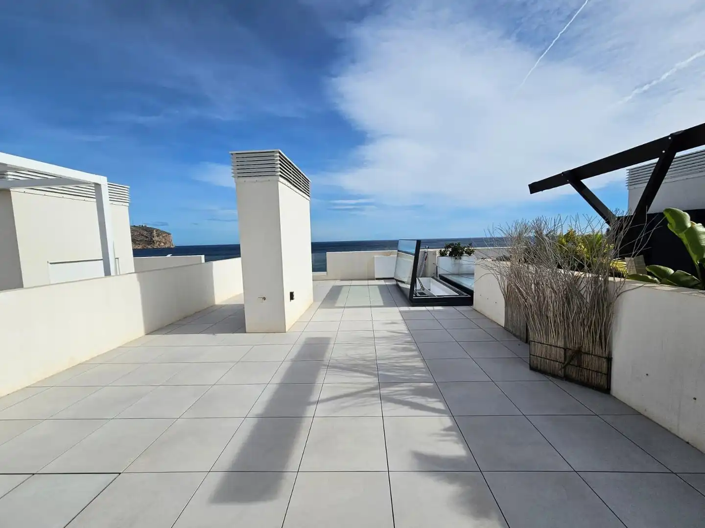 Terraza de Ático de alquiler en Jávea / Xàbia con Aire acondicionado, Calefacción y Jardín privado