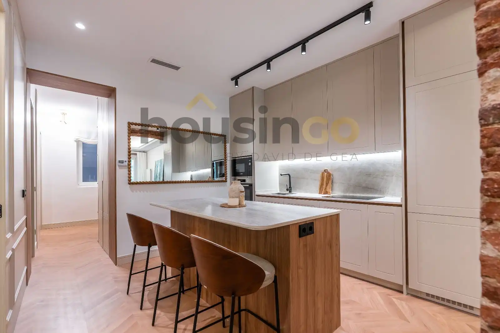 Kitchen of Flat for sale in Madrid  with Air Conditioner, Heating and Terrace