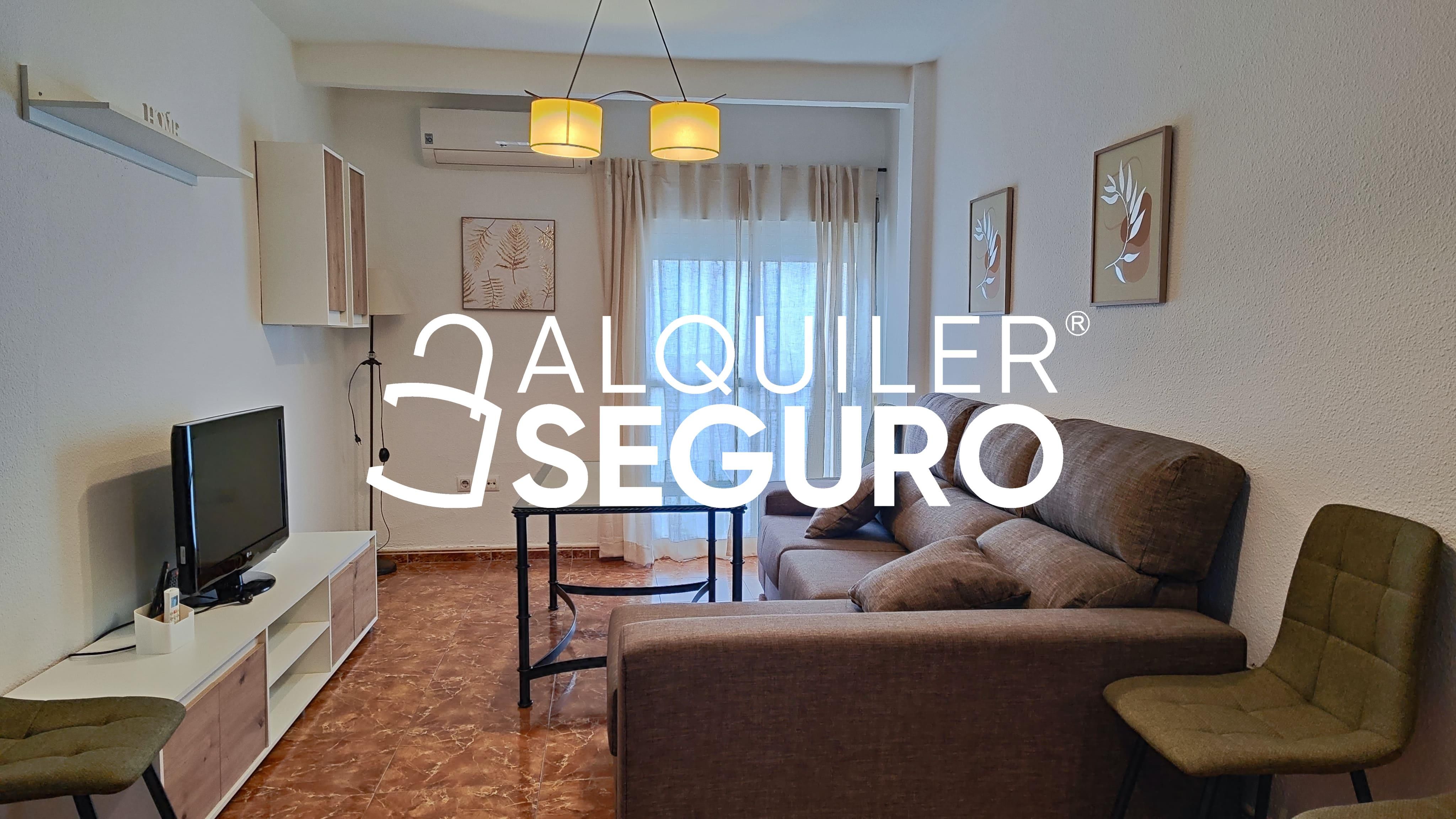 Sala d'estar de Pis de lloguer en  Córdoba Capital amb Aire condicionat i Moblat