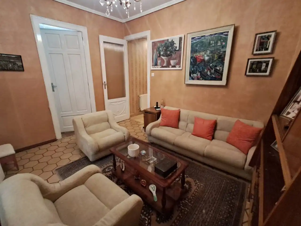 Sala d'estar de Pis en venda en  Logroño amb Calefacció, Traster i Balcó