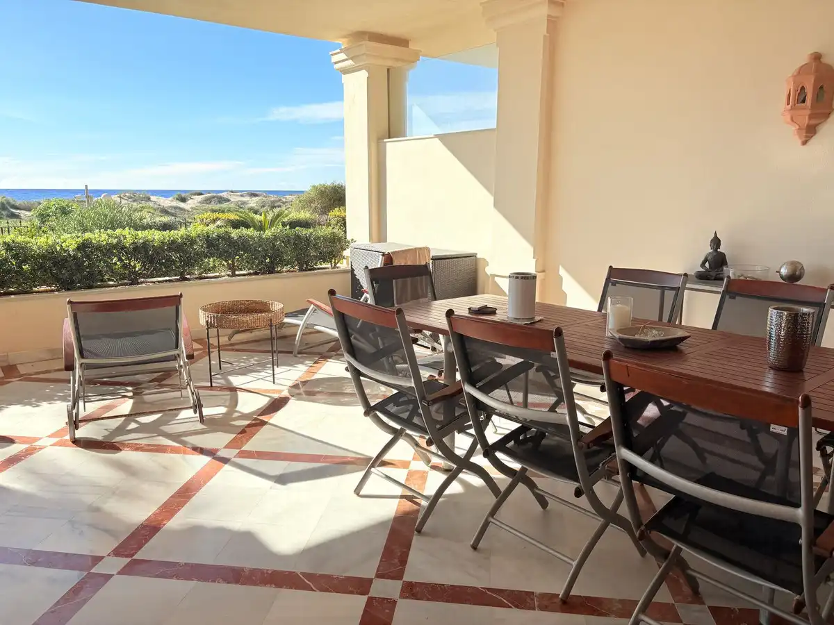 Terrace of Flat for sale in Marbella  with Terrace, Storage room and Swimming Pool