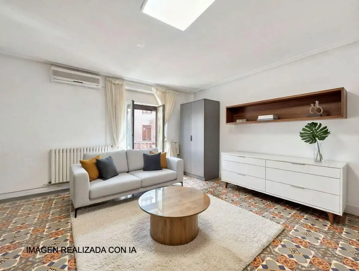 Wohnzimmer von Wohnung zum Verkauf in Tudela mit Klimaanlage, Heizung und Terrasse