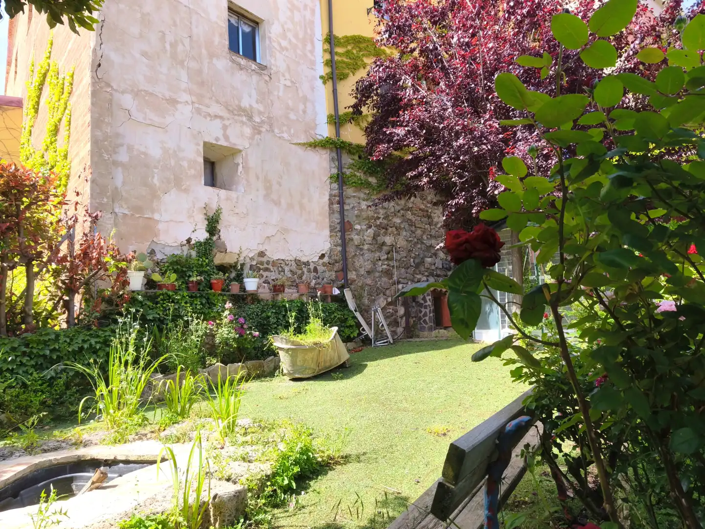 Jardí de Casa adosada en venda en Clavijo amb Calefacció, Traster i Balcó