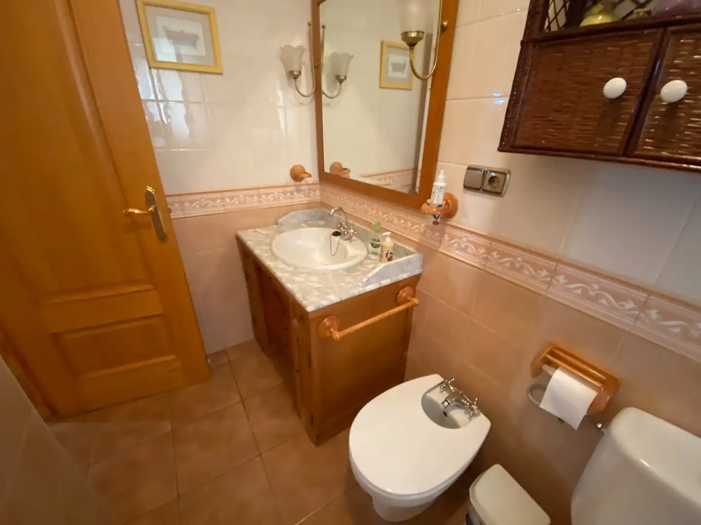 Badezimmer von Haus oder Chalet zum Verkauf in Sax mit Klimaanlage, Terrasse und Schwimmbad