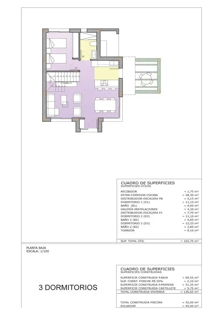 Detached house with pool for sale in Mar Menor de Cartagena – Cabo de Palos, imagen 42