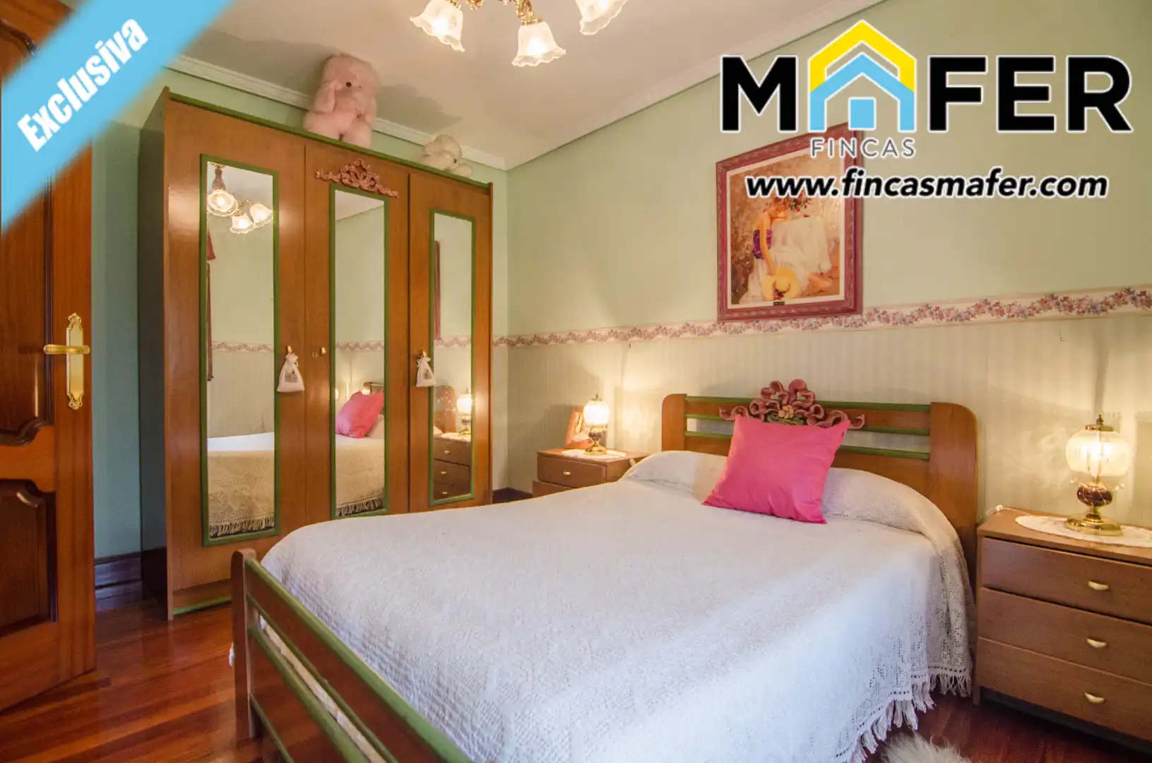 Habitación de Casa adosada en venta en Ruesga con Calefacción, Parquet y Balcón