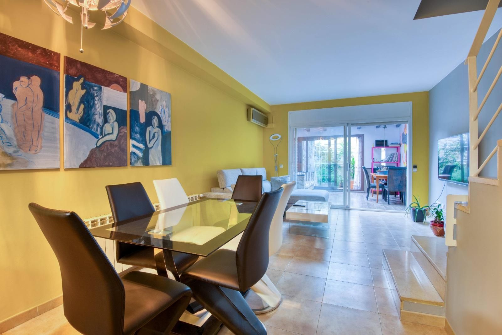 Dining room of Single-family semi-detached for sale in Sant Feliu de Guíxols  with Heating, Terrace and Oven