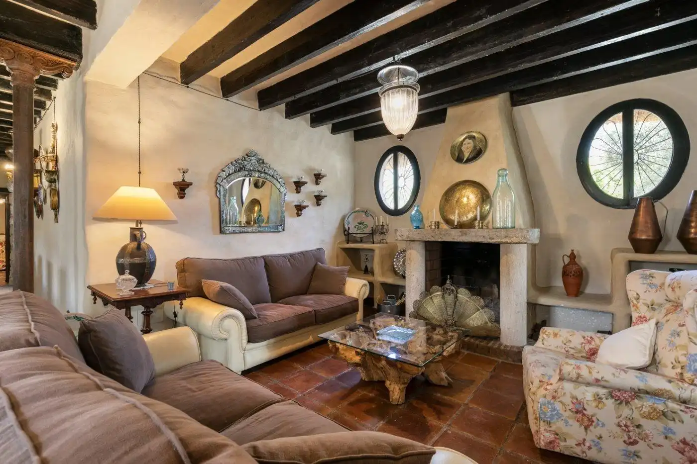 Sala d'estar de Casa o xalet en venda en Montefrío amb Aire condicionat, Calefacció i Jardí privat