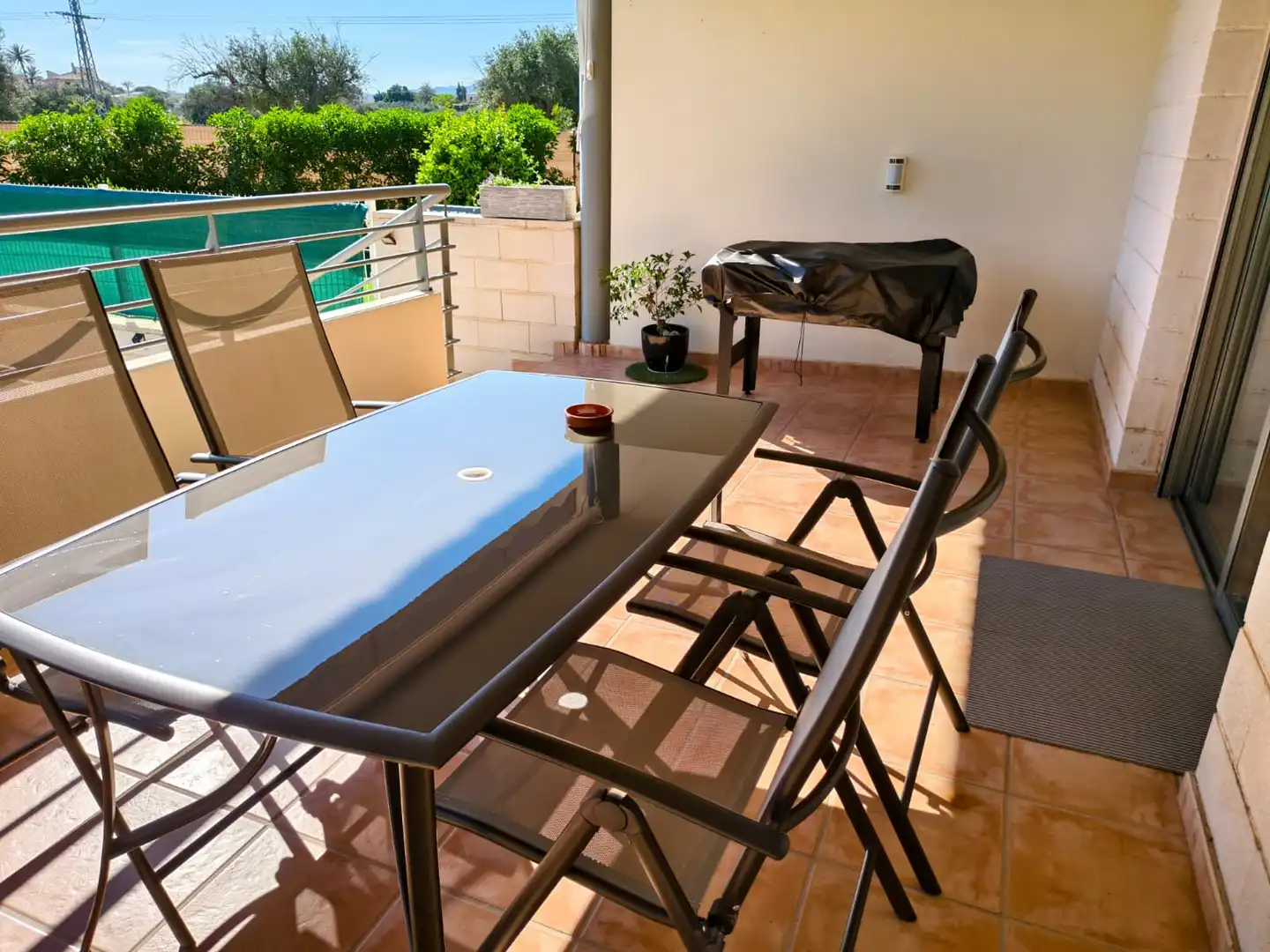 Terraza de Casa adosada en venta en Mutxamel con Aire acondicionado, Jardín privado y Terraza